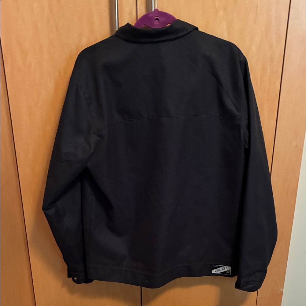 Nike SB x Huf Black Lightweight Zip-Front Shirt Jacket - Picture 5 of 5